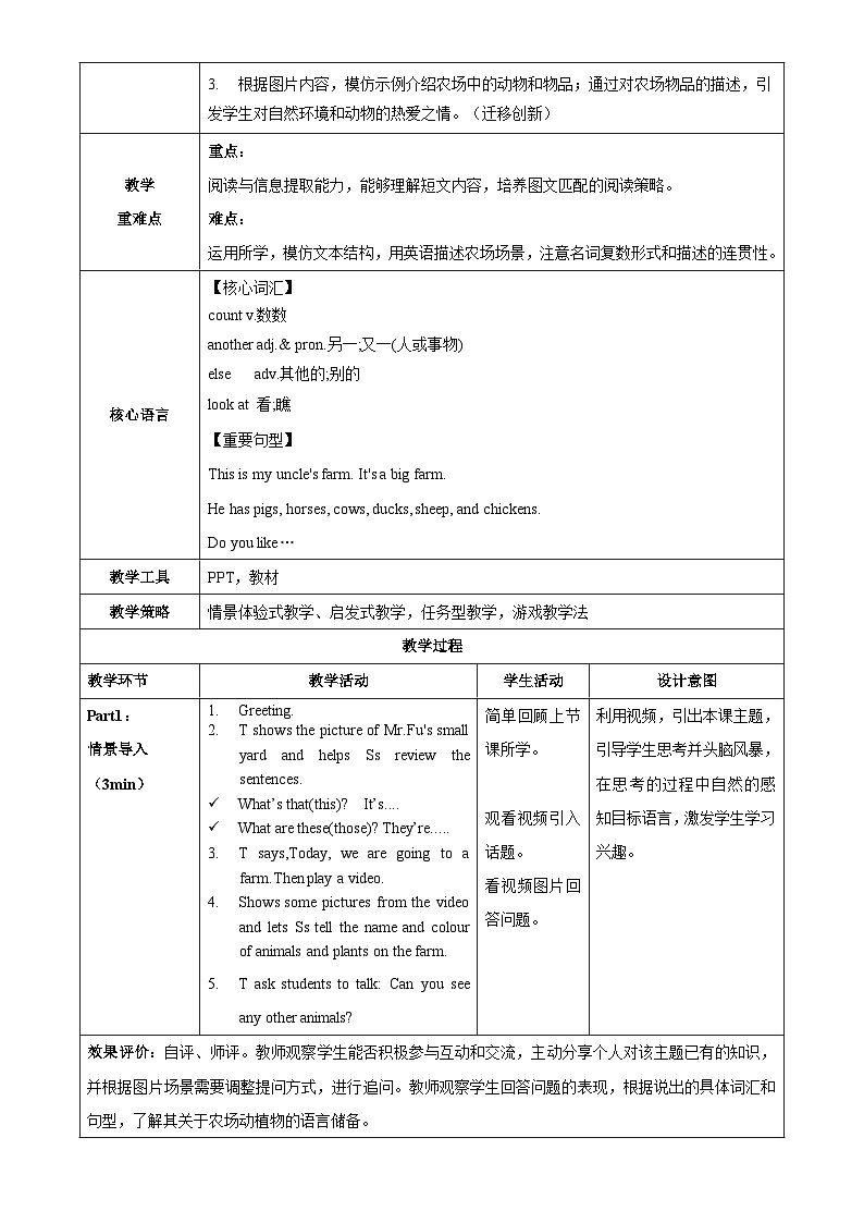 Bridging Unit 3 第2课时(Section B 1a-1e ) (教学设计)   英语鲁教版五四学制2024六年级上册第2页