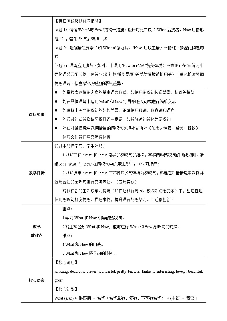 Unit 5 课时3 Section A（Grammar）（教学设计表格式）英语人教版2024八年级上册第2页