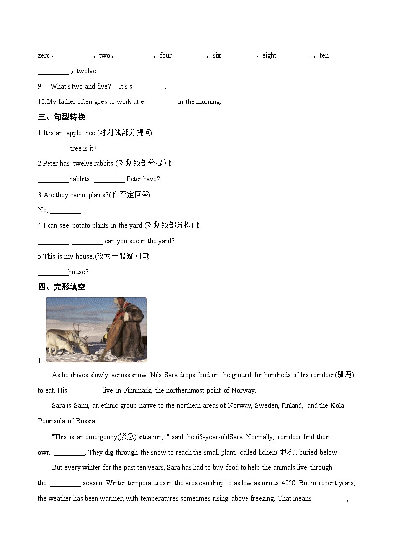 Starter Unit 3 Welcome! 2a-2d一课一练英语人教版（2024）初中七年级上册(无答案)第2页