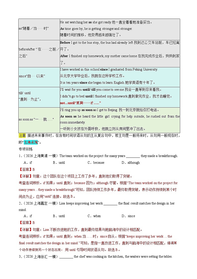 专题15 状语从句考点归纳（解析版）第2页
