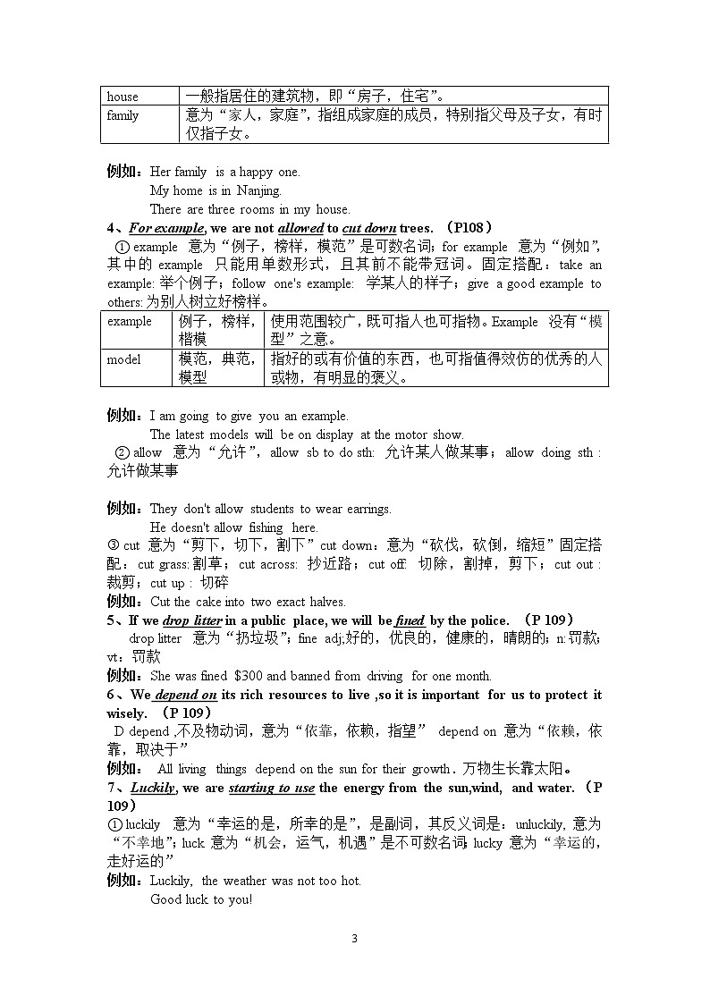 译林版牛津英语八年级下册Unit 8知识点+测试卷03