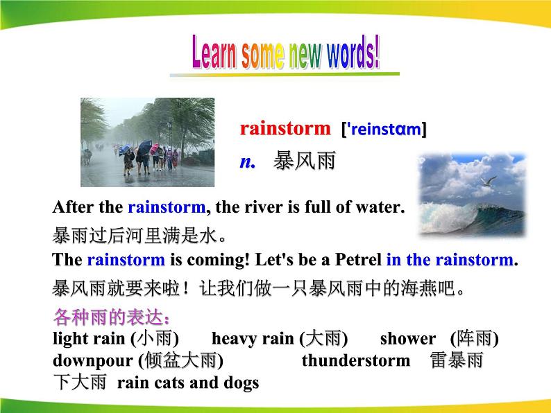 人教版新目标八年级下册英语Unit 5 What were you doing when the rainstorm came  Section A (1a-1c)第3页