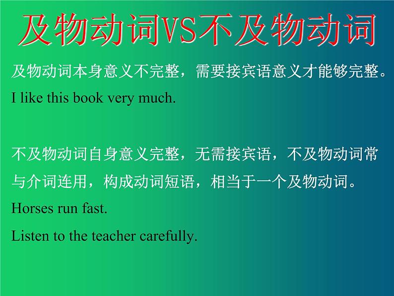 中考英语语法专题讲解——动词（共22张PPT）04