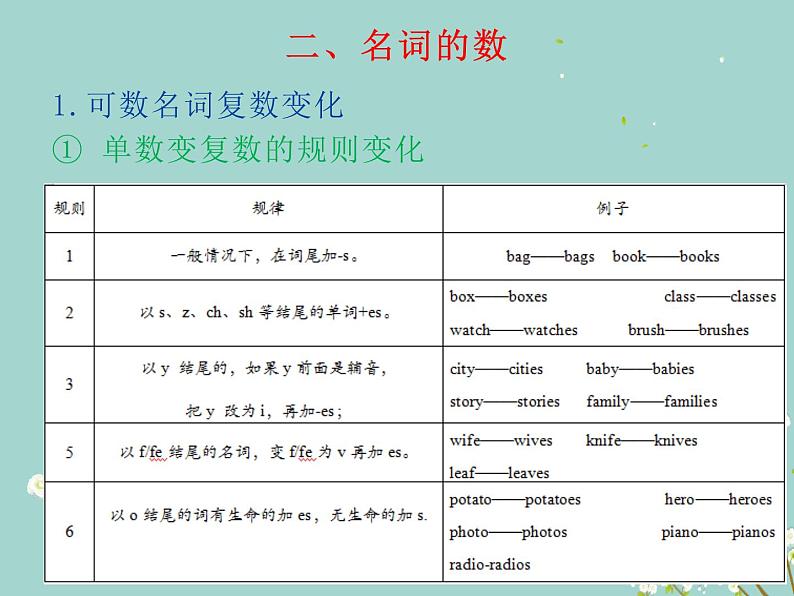 初中英语语法全解课件——名词04