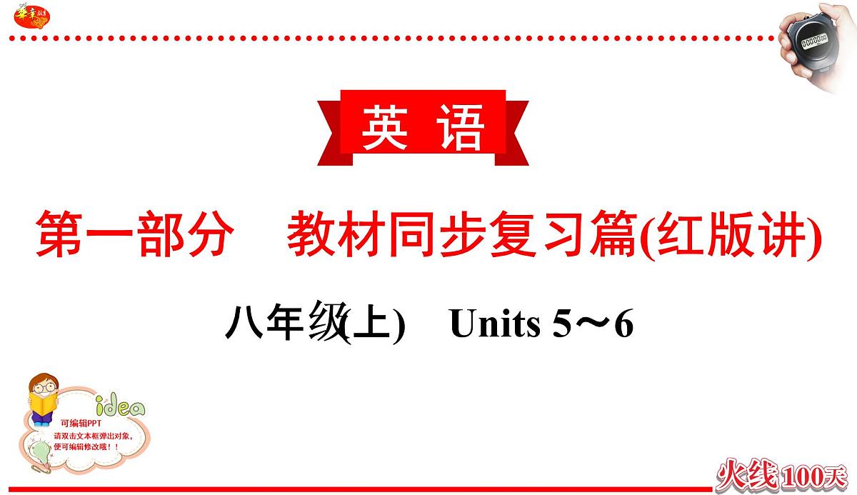（课件）英语 中考一轮复习 人教八年级（上）Units5~6第2页