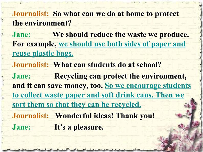 Unit 2 Saving the Earth Topic 3 Section A 课件08