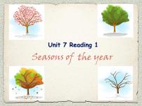 初中牛津译林版Unit 7 Seasons评课ppt课件