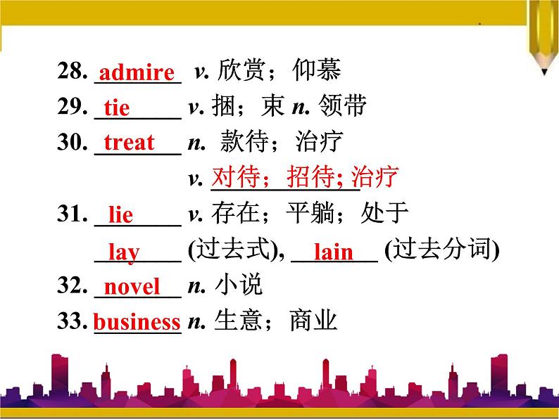 人教版中考九年级英语整册复习课件加练习第7页