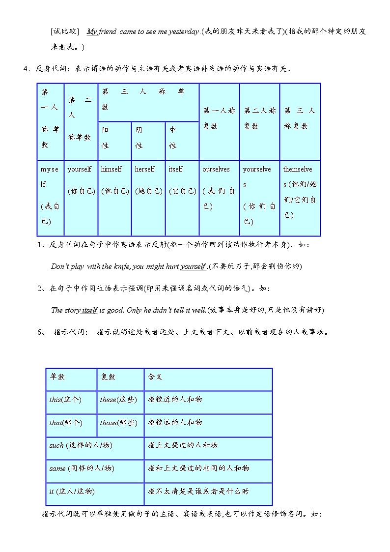 中考英语专题复习——代词第3页