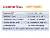Unit1 Canyouplaytheguitar 第一课时（Grammar Focus-3c）课件