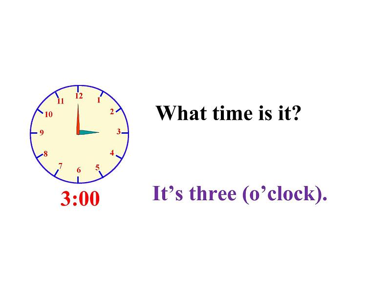 Unit 2 What time do you go to school?第一课时第3页