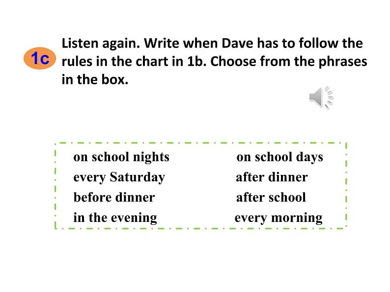 Unit 4 Don’t eat in class 第三课时 （section B 1a~1c）课件08