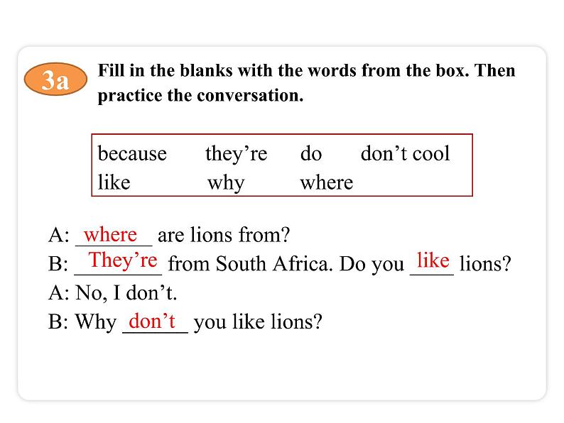 Unit 5 Why do you like pandas? Section A（Grammar Focus-3c）课件08