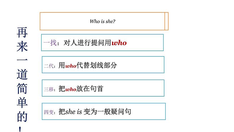 初中英语语法——对划线部分提问第7页