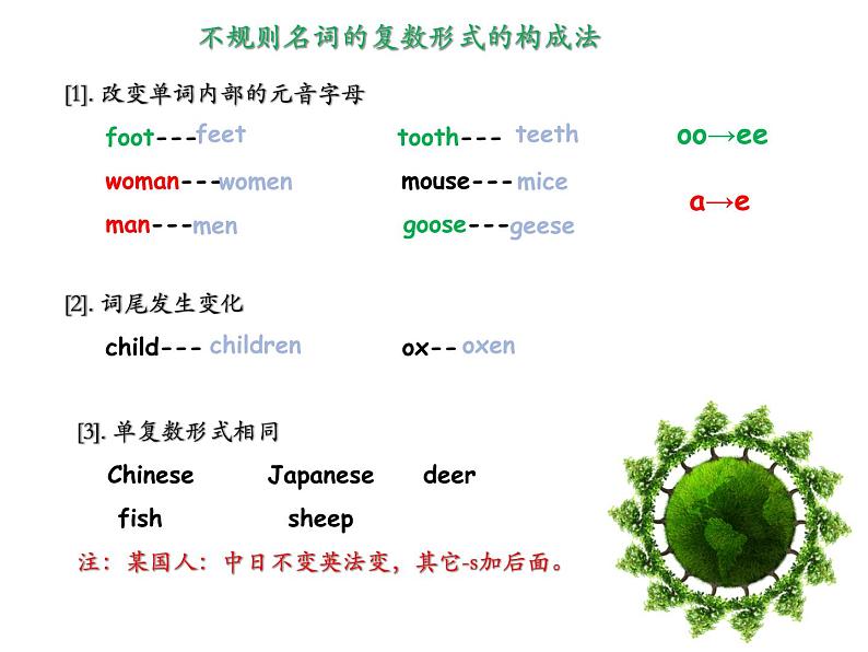 初中英语语法——名词 课件05