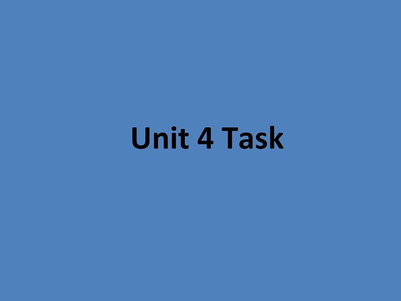 牛津译林英语八年级上册 unit4 Task 课件第1页