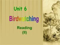 初中英语Unit 6 Bird watching示范课ppt课件