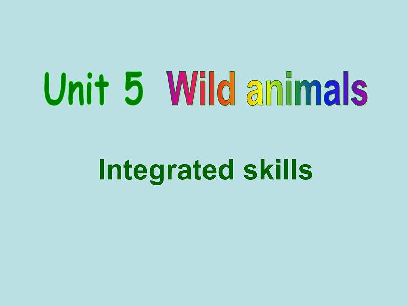 牛津译林英语八年级上册 unit5 Integrated skills 课件01