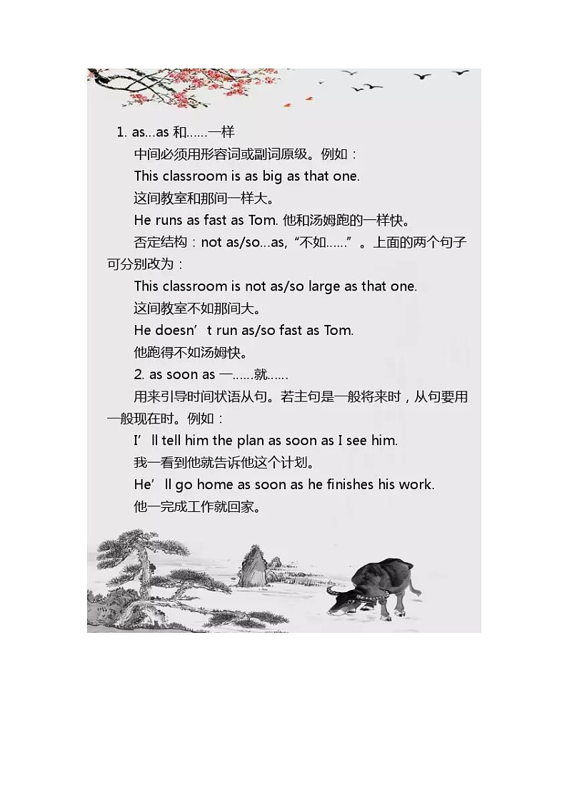 江苏中考英语复习之60个重点句型 学案01