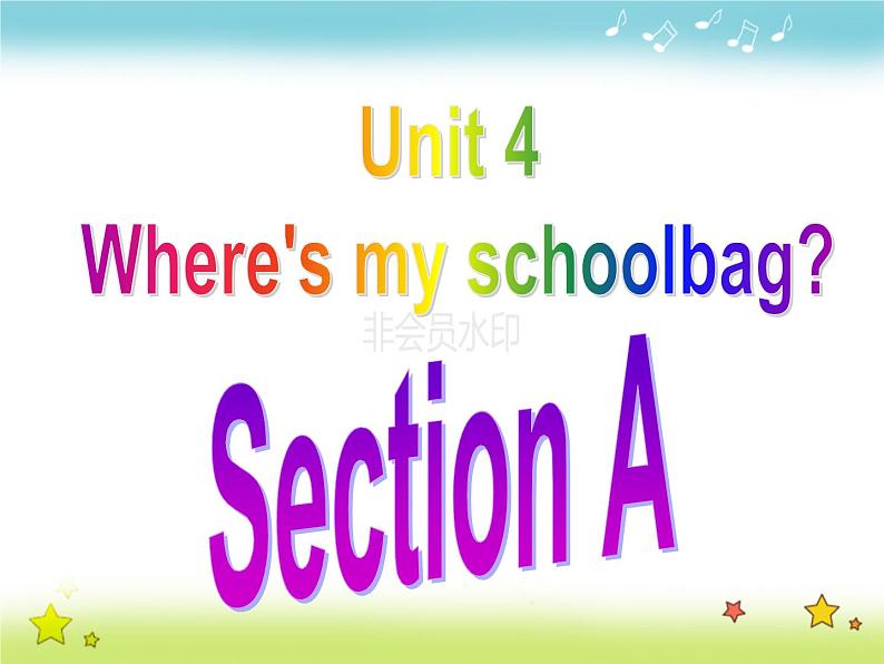 人教版新目标Go For It 英语七年级上册Unit 4 Where 's my schoolbag？Section A 1a-Grammar课件（PPT41张）第1页