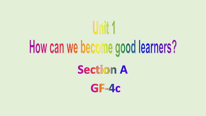 人教版新目标九年级英语上册 Unit 1 Section A Grammar Focus -4c(共39张ppt)01