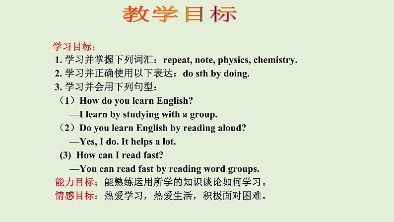 人教版新目标九年级英语上册 Unit 1 Section A Grammar Focus -4c(共39张ppt)02