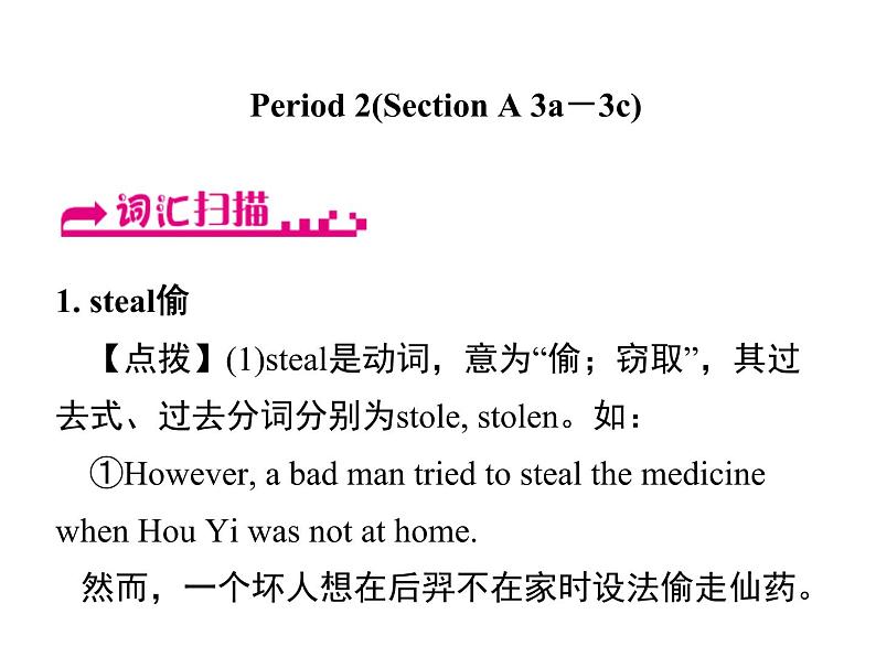 人教新目标九年级英语课件：Unit 2 Period 2(Section A 3a－3c) (共12张PPT)01