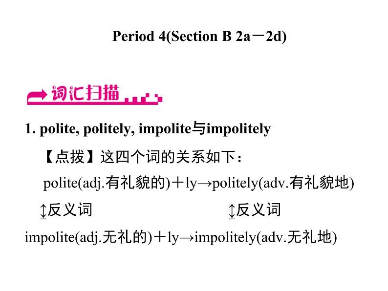 人教新目标九年级英语课件：Unit 3 Period 4(Section B 2a－2d) (共20张PPT)01