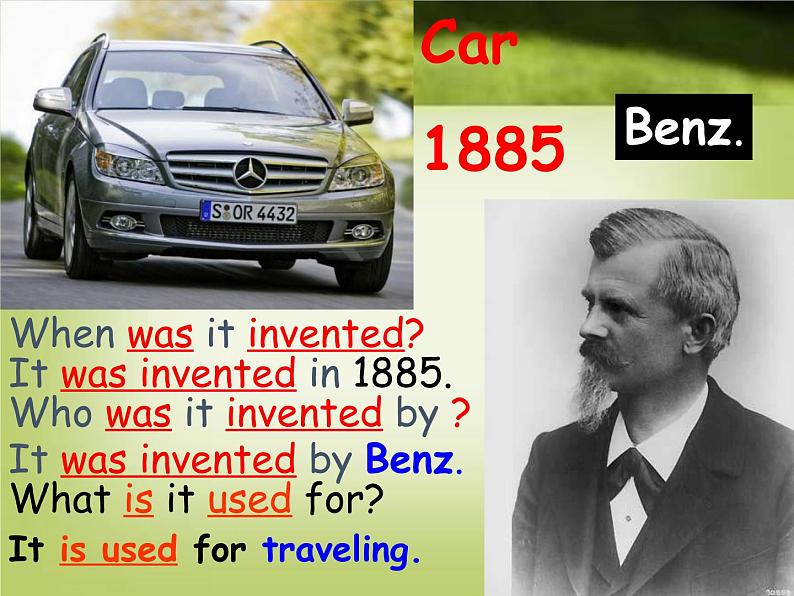 人教新目标九年级英语课件：Unit 6When was it invented Section A(1a-2d)(共30张PPT)06