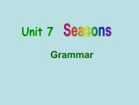 牛津译林版八年级上册Unit 7 Seasons示范课课件ppt