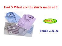 初中英语人教新目标 (Go for it) 版九年级全册Unit 5 What are the shirts made of?综合与测试图文ppt课件