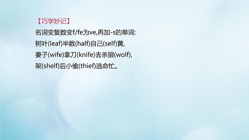 杭州专版2020中考英语复习方案第二篇语法专题突破专题01名词冠词课件人教新目标版2020071021第5页