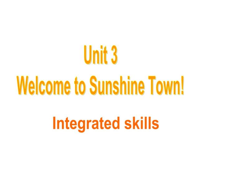 牛津译林英语 七年级上册unit3 Integrated skills(共21张PPT)01
