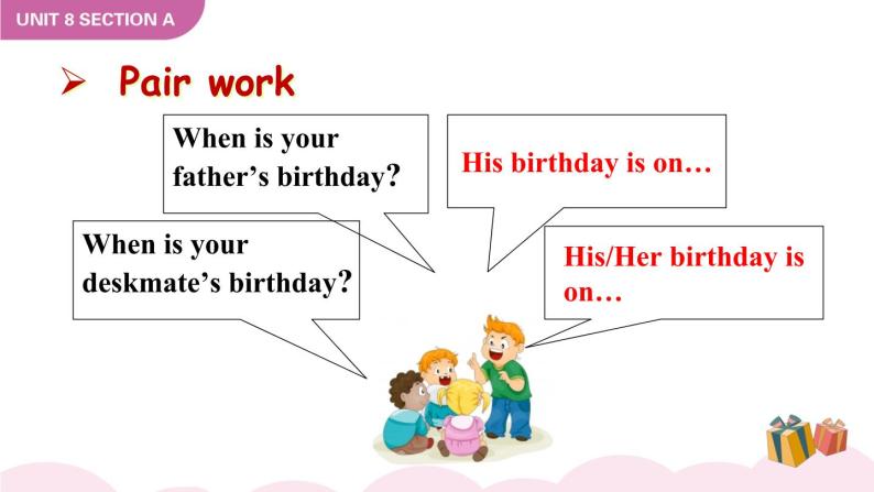 Unit 8 When is your birthday Grammar Section A Focus-3c课件04