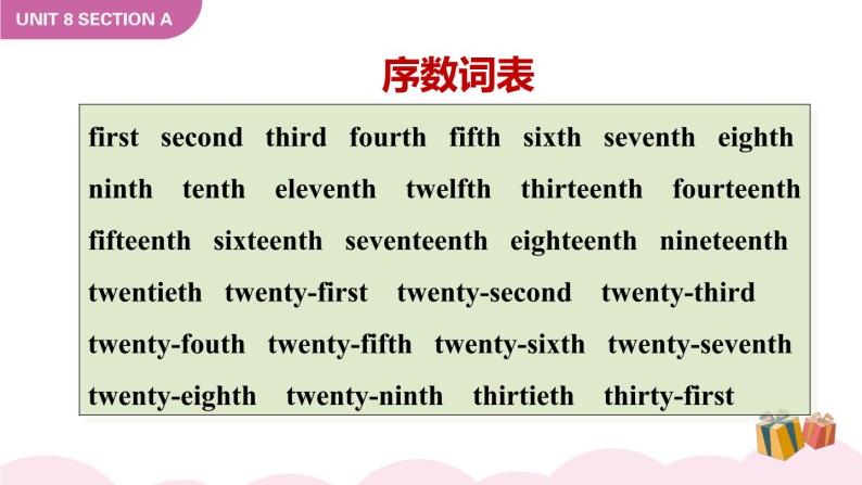 Unit 8 When is your birthday Grammar Section A Focus-3c课件06