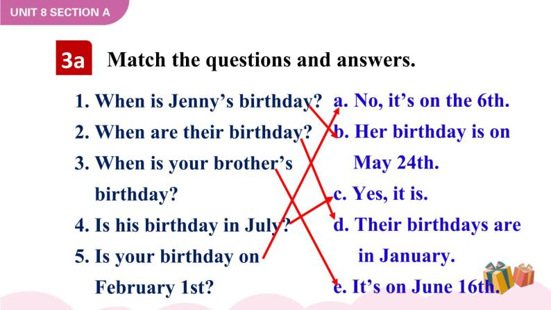 Unit 8 When is your birthday Grammar Section A Focus-3c课件08