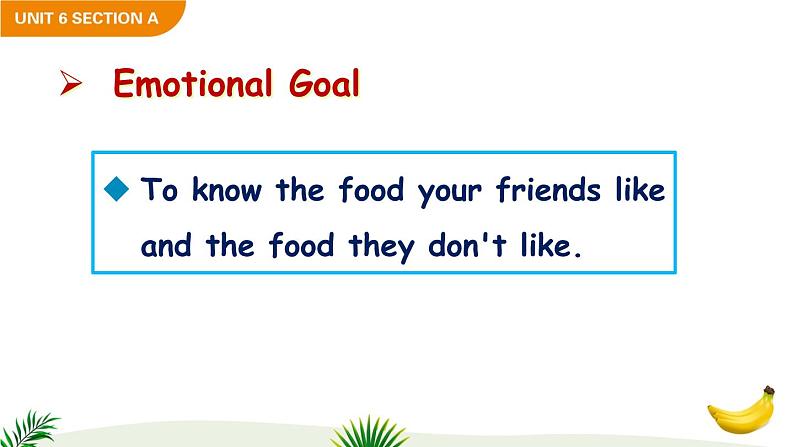 Unit 6 Do you like bananas Section A 2a-2d课件+音频03