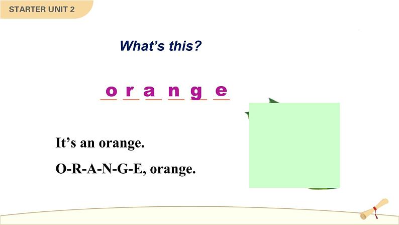 Starter Unit 2 What's this in English 3a-4d课件04