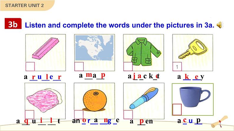 Starter Unit 2 What's this in English 3a-4d课件06