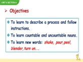 Unit 8 How do you make a banana milk shake Section A 1a-1c课件+音频