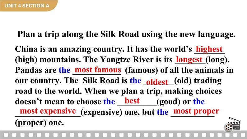 Unit 4 What's the best movie theater Section A Grammar Focus-3c课件08