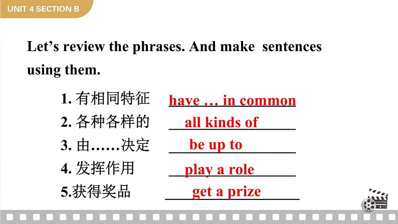 Unit 4 What's the best movie theater Section B 3a-Self Check课件02