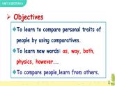 Unit 3 I‘m more outgoing than my sister Section A Grammar Focus-3c课件