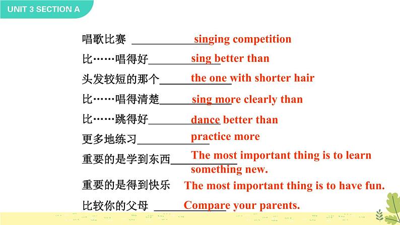 Unit 3 I‘m more outgoing than my sister Section A Grammar Focus-3c课件04