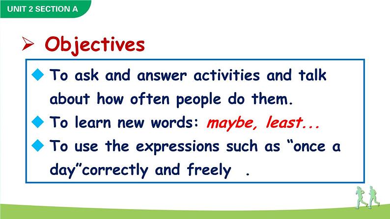 Unit 2  How often do you exercise Section A Grammar Focus-3c课件02