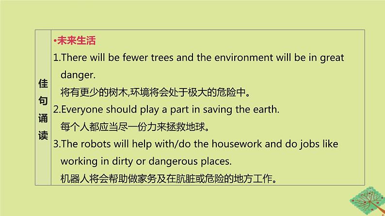 安徽专版2020中考英语复习方案第一篇教材考点梳理第08课时Units7_8八上课件人教新目标版第7页