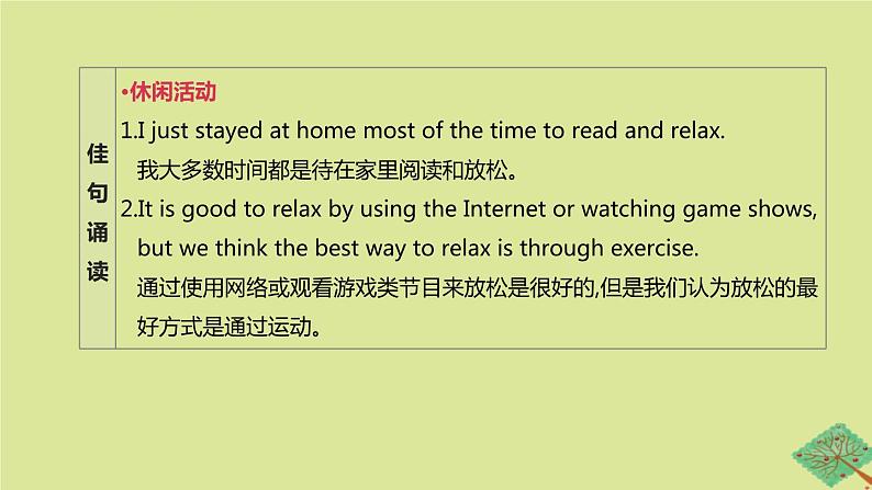 安徽专版2020中考英语复习方案第一篇教材考点梳理第06课时Units1_3八上课件人教新目标版第8页