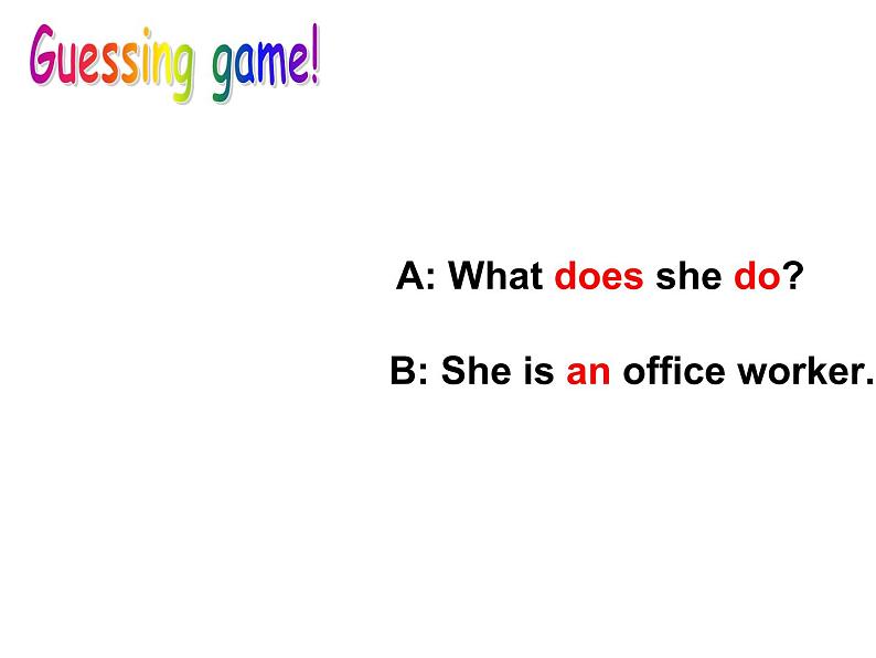 仁爱版七年级英语上Unit 3 Topic 2 What  does your mother do？ Section B  课件.第4页