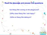 仁爱版七年级英语下册 Unit 5 Topic 2 A few students are running around the playground  Section D  课件