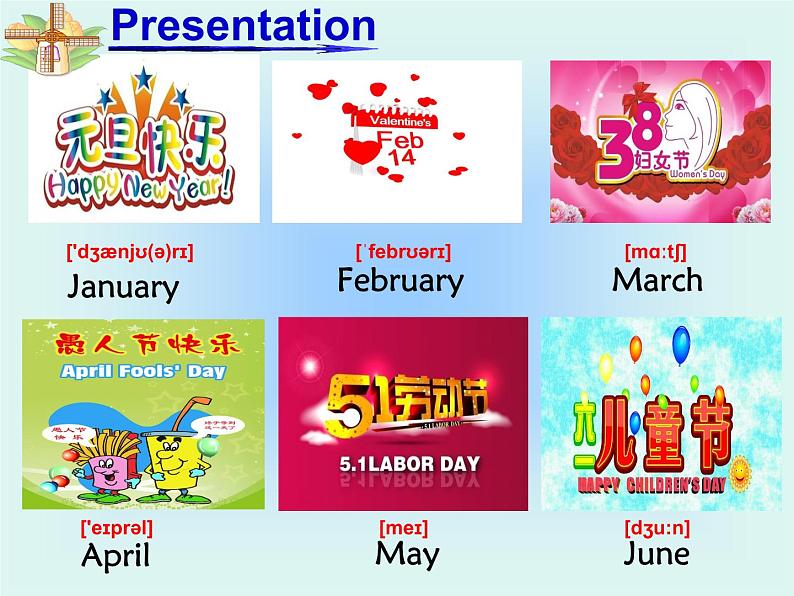 仁爱版七年级英语下册 Unit 7 Topic 1 When is your birthday？  Section A  课件第4页